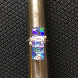 Hand Fused Glass Ring